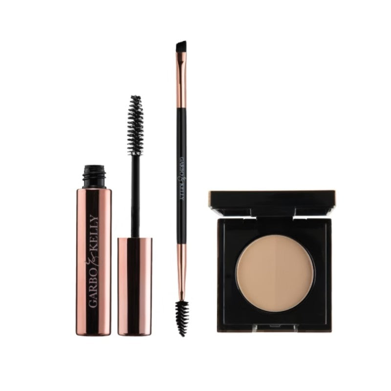 Garbo & Kelly Brow Magic Set - Warm Brown