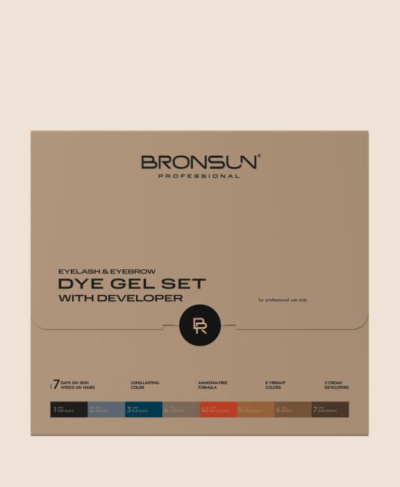 Gel dye set with developer BRONSUN** Pre-Order