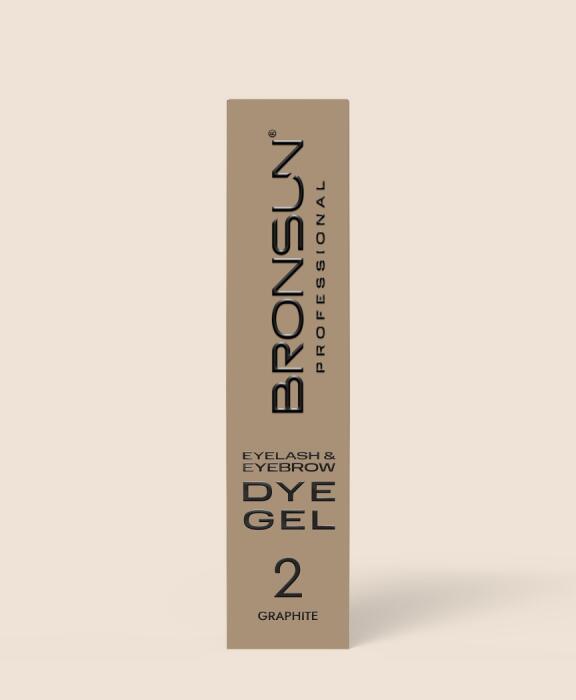 Eyelash and eyebrow dye BRONSUN graphite #2