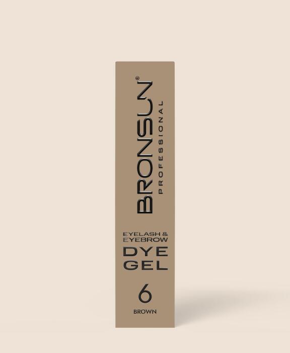 Eyelash and eyebrow dye BRONSUN brown #6