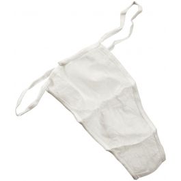 Beauty Plus White G String 100pk