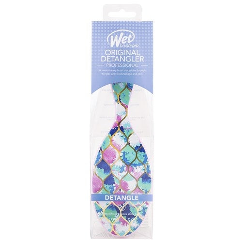 Wetbrush Watercolour Mosaics Detangling Hair Brush Blue Morocco