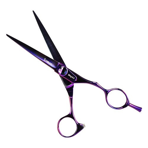 Iceman Bling Purple 6" Hairdressing Scissors