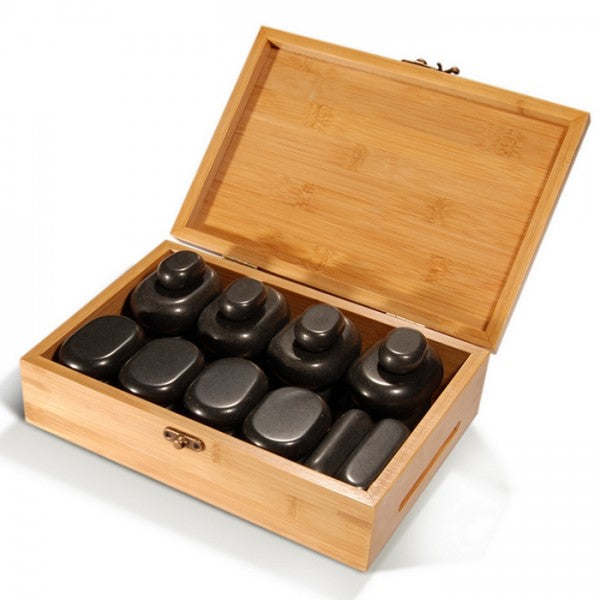 Package Deal - Spa Massage Hot Stone Set 28pc + Hot Stone Warmer