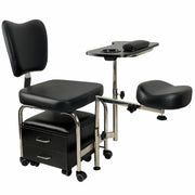 Manicure/Pedicure Stool Black