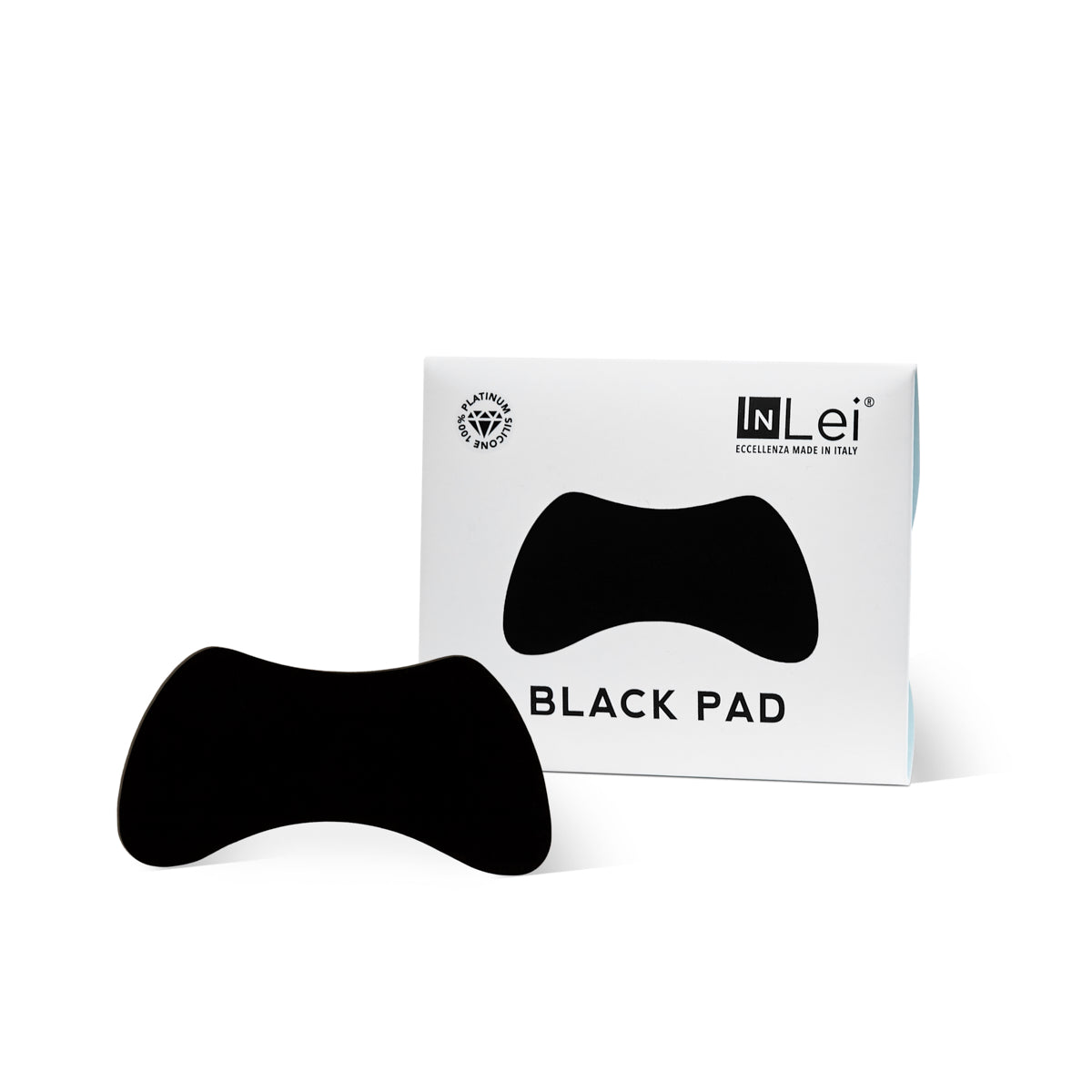 Inlei - Reusable Silicone Black Pads (1 Pair)
