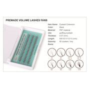Blinc - 4d - 10mm - 0.07 - C - Premade Volume Lashes
