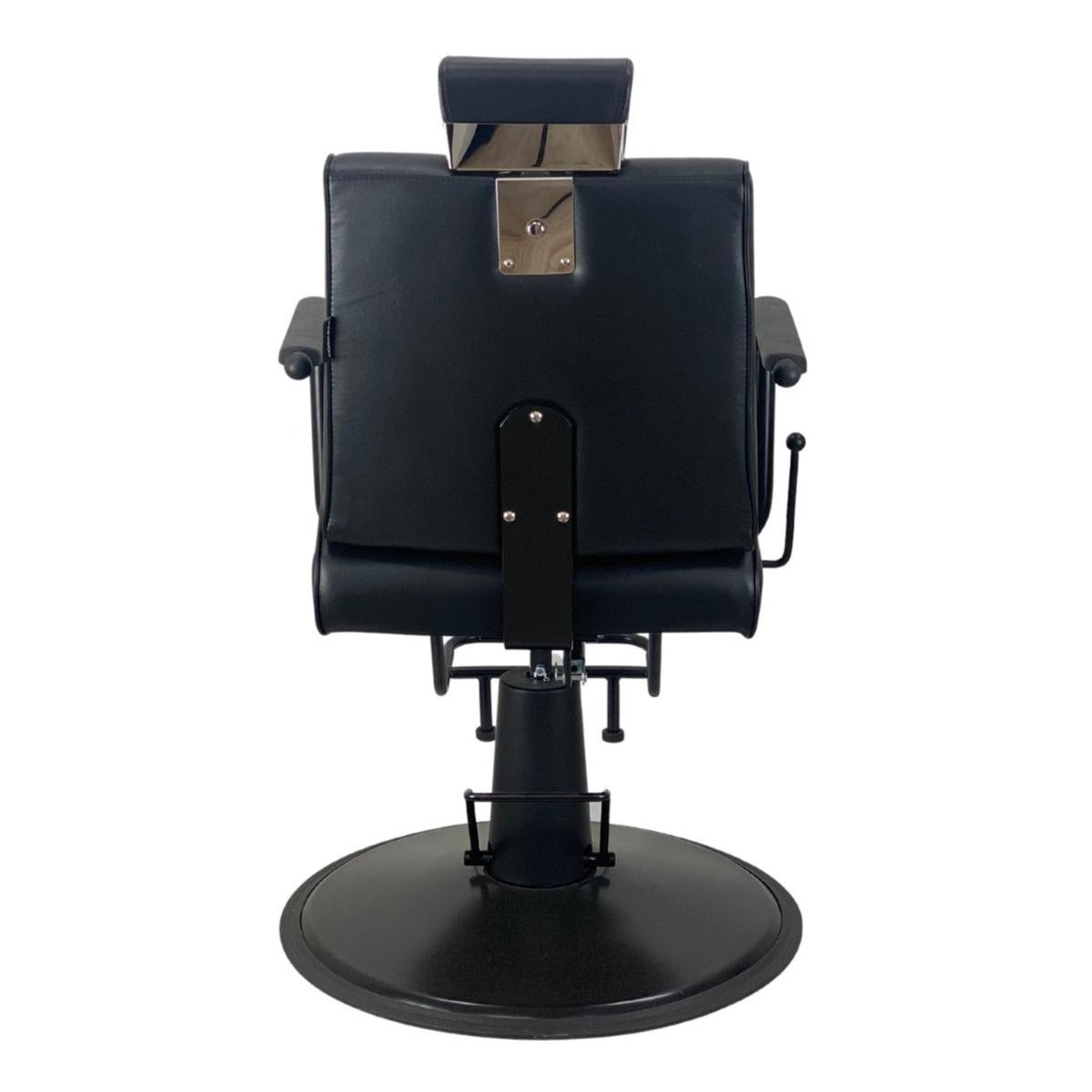 Cyrus Black Upholstery Reclining Salon Chair