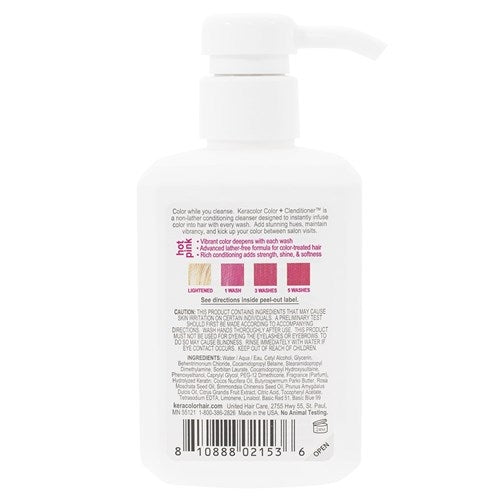 Keracolor Color Clenditioner Colour Shampoo Hot Pink