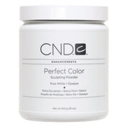 Cnd - Sculpting Powders Perfect Color Pure White Opaque 453g