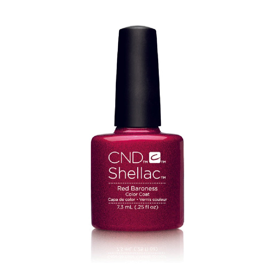 Cnd Shellac Red Baroness Colour 7.3ml