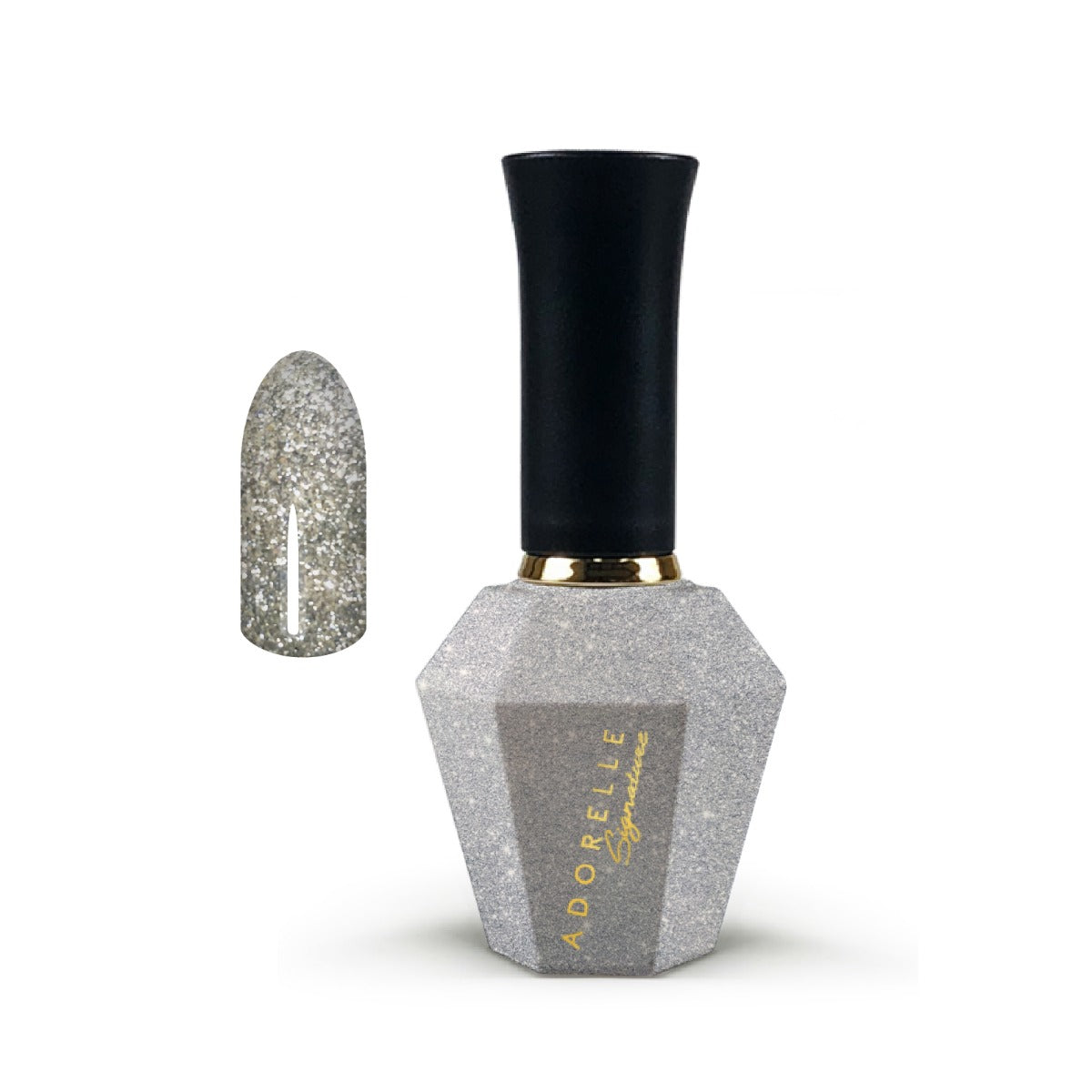 Adorelle Gel Polish Dark Silver