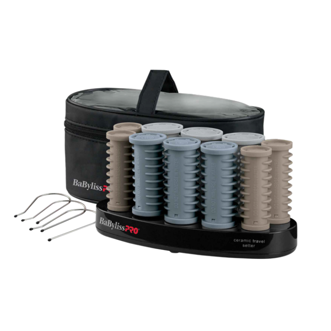 Babylisspro Ceramic Travel Setter Roller Set 10pc
