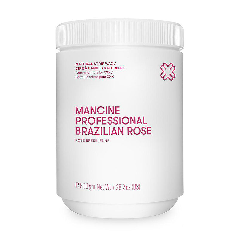 Mancine Strip Wax: Brazilian Rose 800g