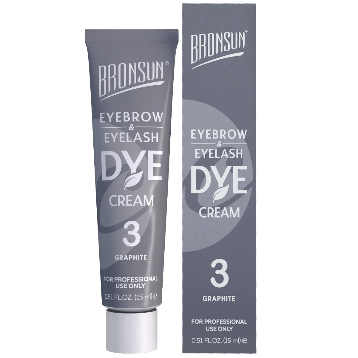 Bronsun Eyelash & Eyebrow Dye Cream - Graphite#3