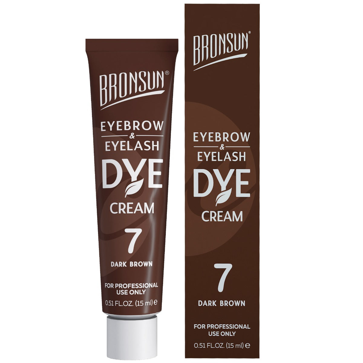 Bronsun Eyelash & Eyebrow Dye Cream - DarkBrown#7