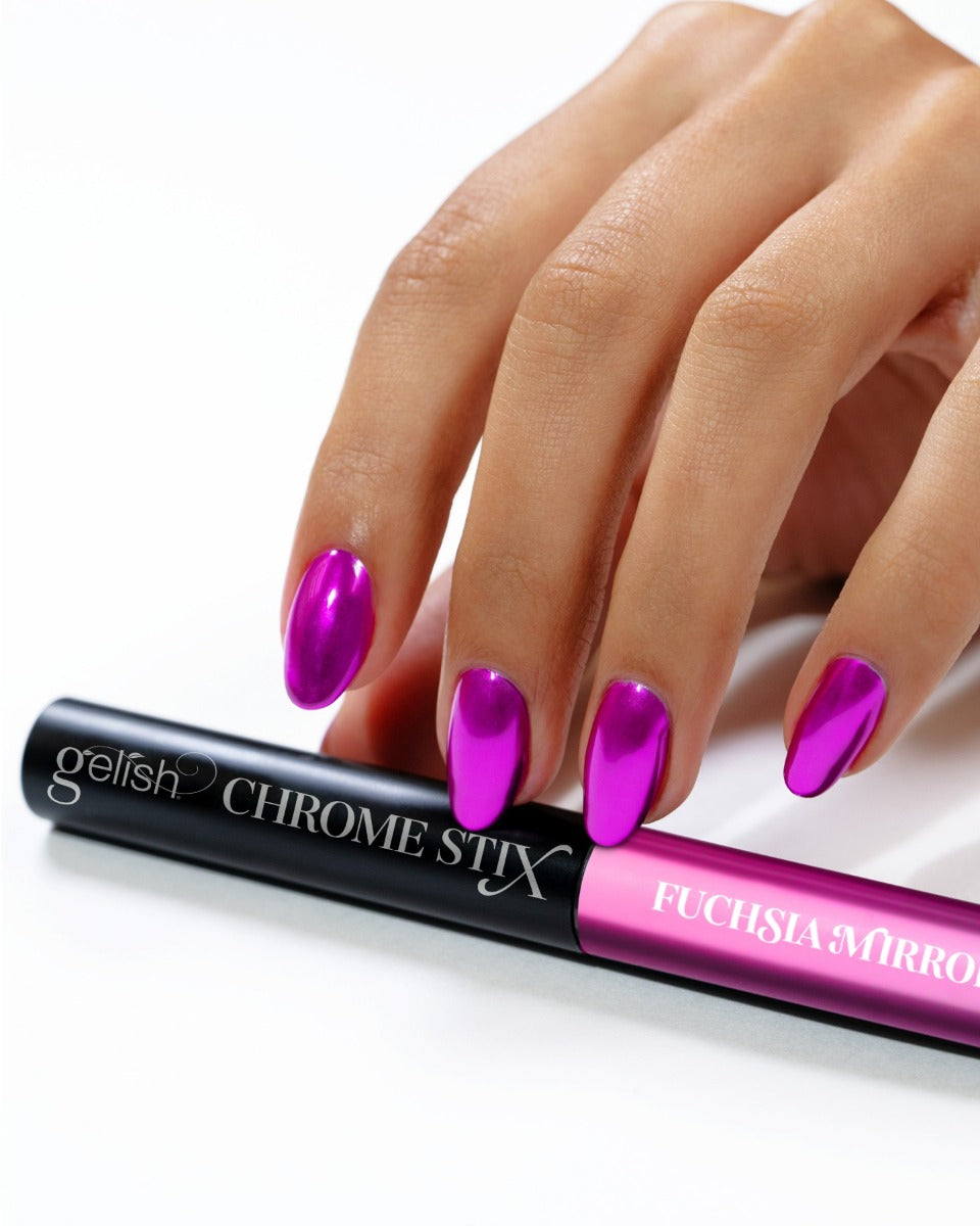 Gelish Chrome Stix Fuchsia Mirror
