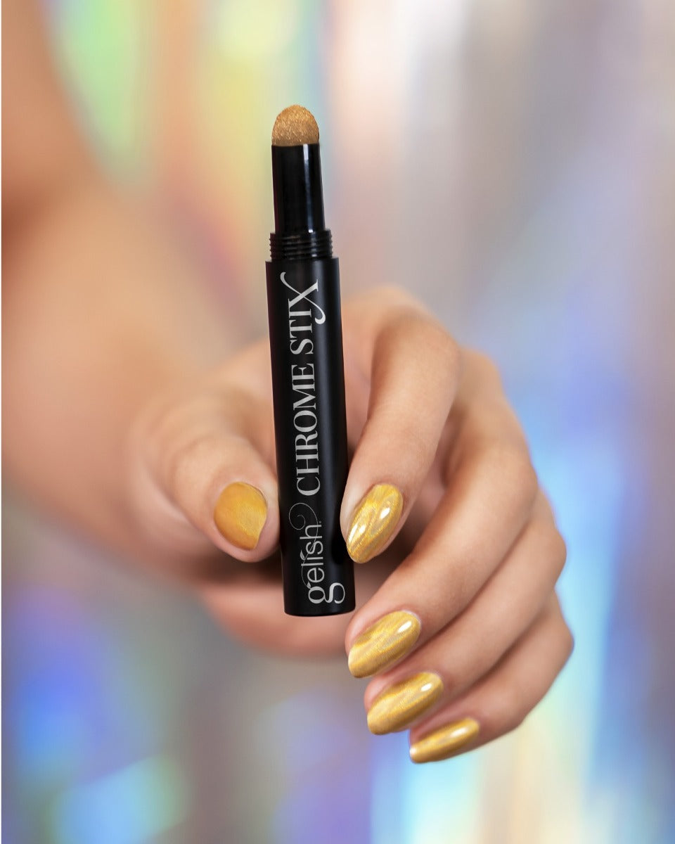 Gelish Chrome Stix Gold Holographic
