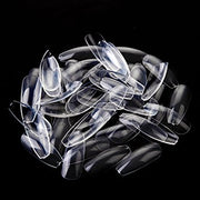 100 Tray Clear Ballet/coffin Nail Tips