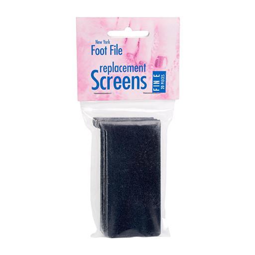 New York Foot File Replacement Screens Fine
