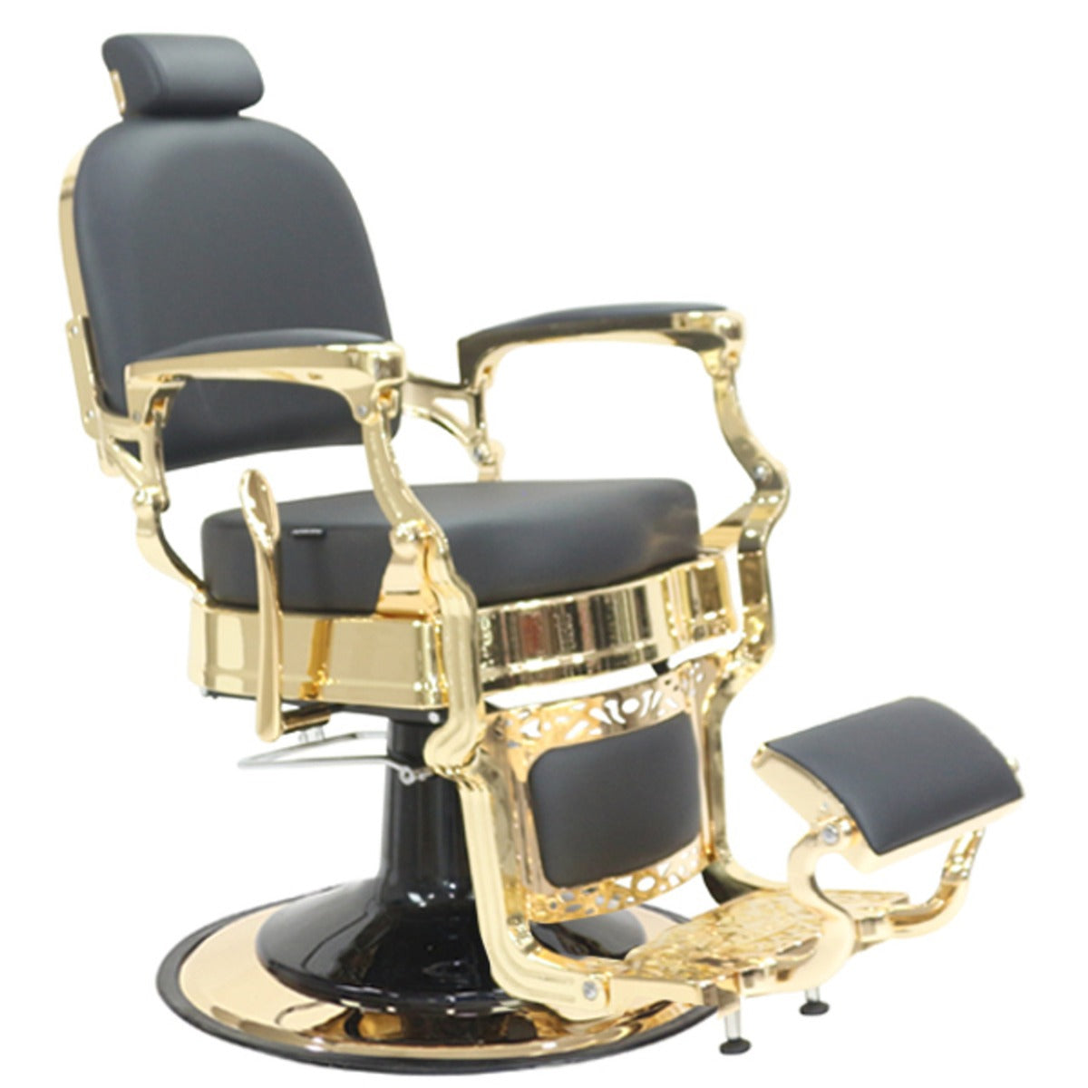 Havana Barber Chair - Black/gold