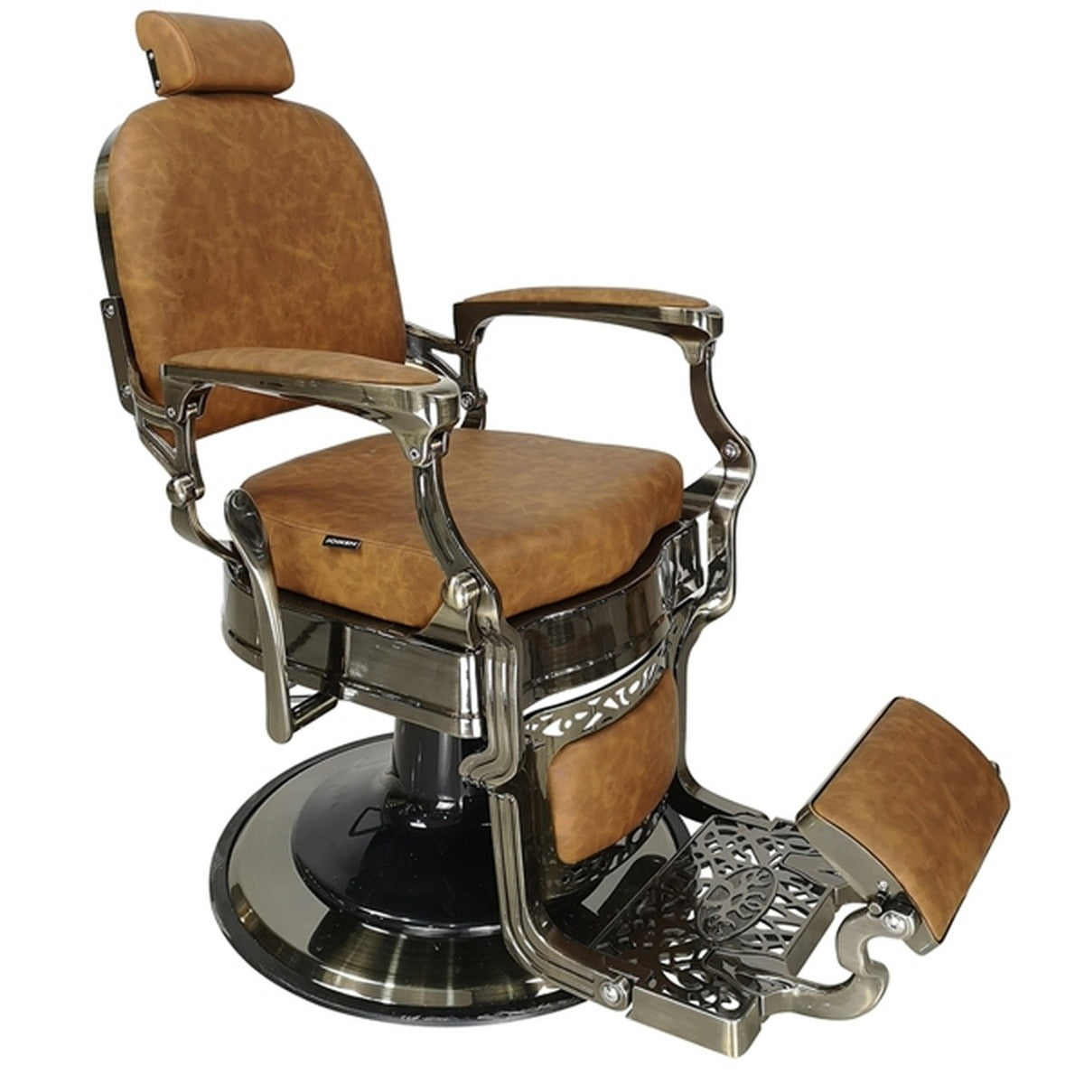 Havana Barber Chair Tan/chrome