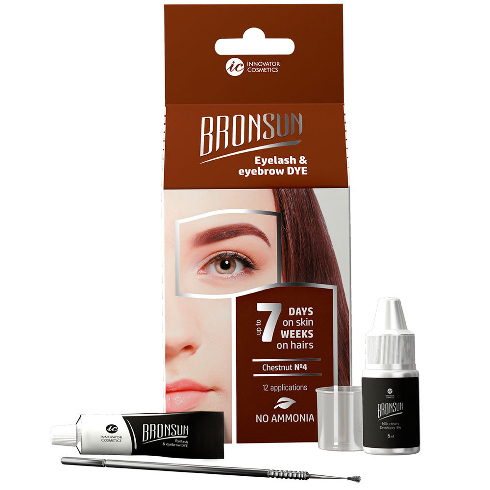 Bronsun Eyelash & Eyebrow Dye Homekit - Chestnut