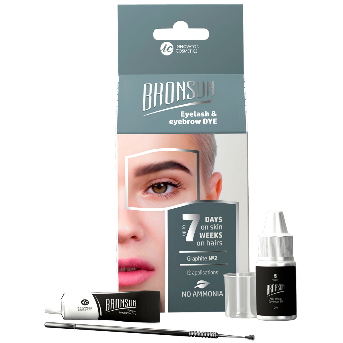 Bronsun Eyelash & Eyebrow Dye Homekit - Graphite