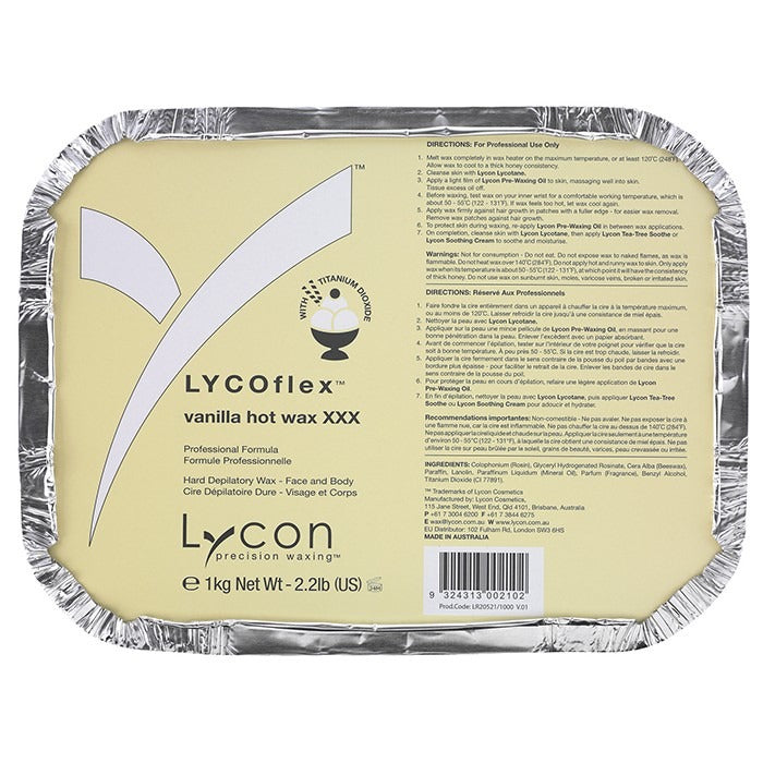 Lycoflex Vanilla Hot Wax Xxx - 1kg