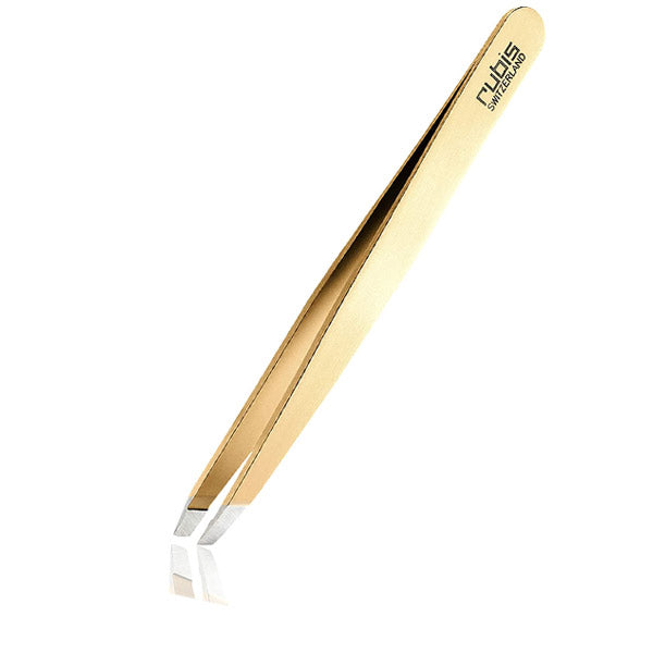 Rubis Tweezers Classic Slant Gold Ik103