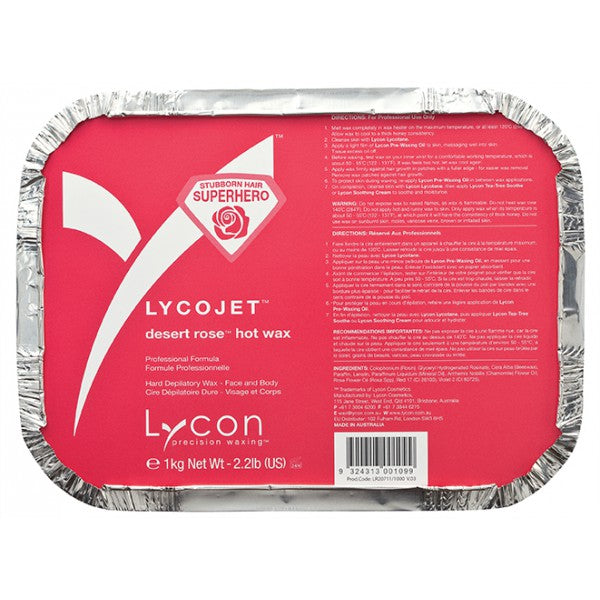 Lycojet Desert Rose Hot Wax - 1kg
