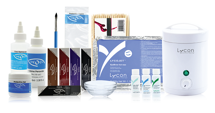 Lycon Eyebrow Precision Wax And Tint Kit