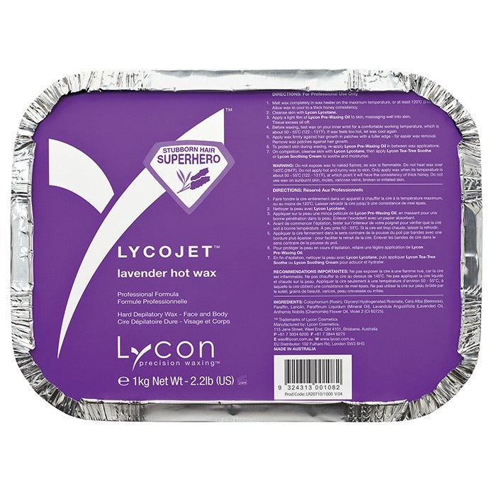 Lycojet Lavender Hot Wax - 1kg