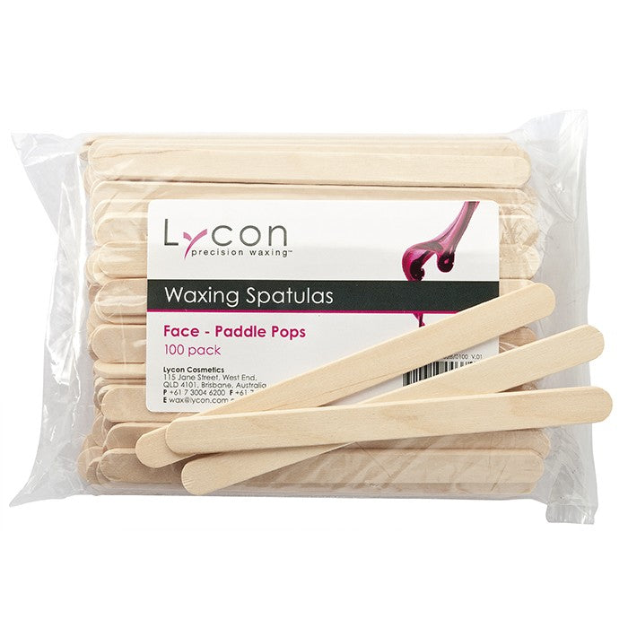 Face Spatulas (Paddlepops) - 100PC