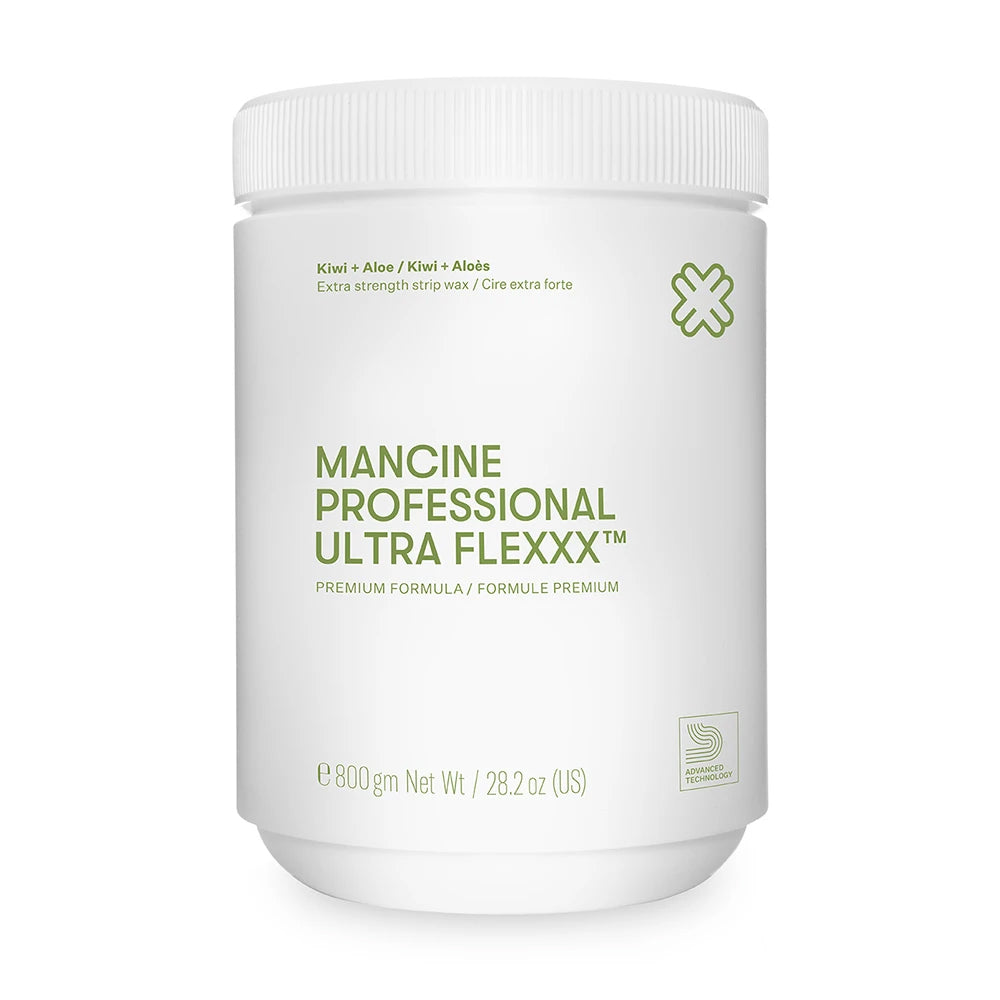Mancine 'Ultra Flexxx' Strip Wax: Kiwi & Aloe 800gm