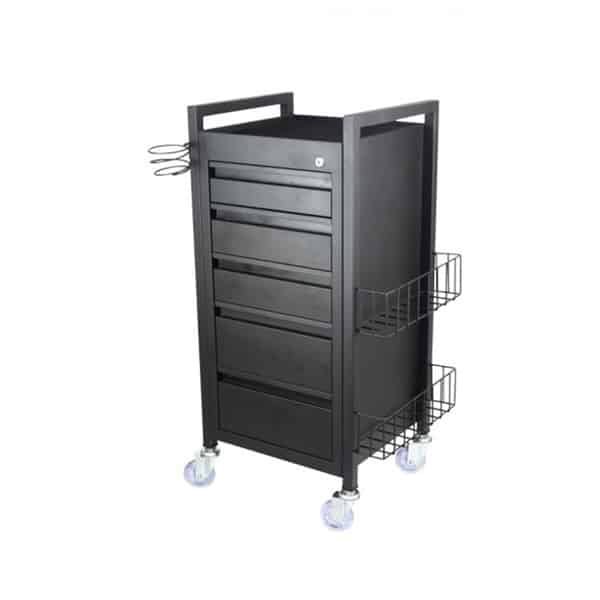 Midnight 5 Drawer Trolley