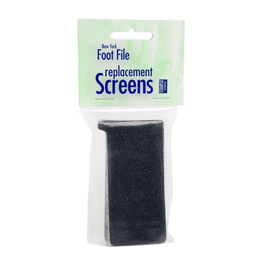 New York Foot File Replacement Screen - Coarse