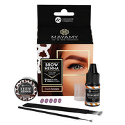 Mayamy Brow Henna Home Set - Dark Brown 5 Caps