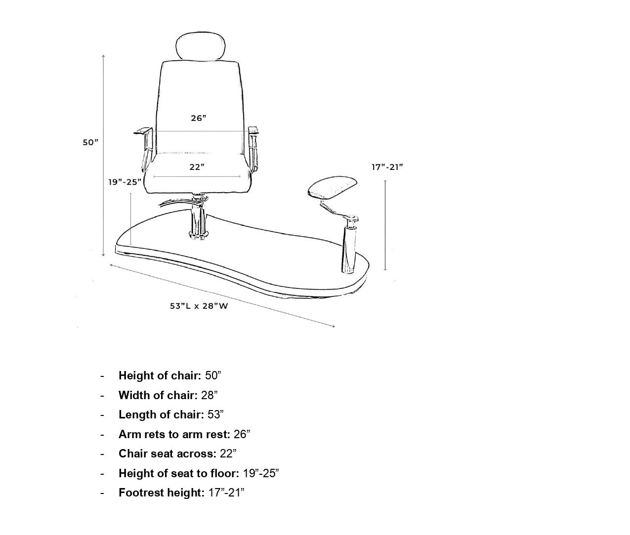Belava Pedi Rock Spa Chair