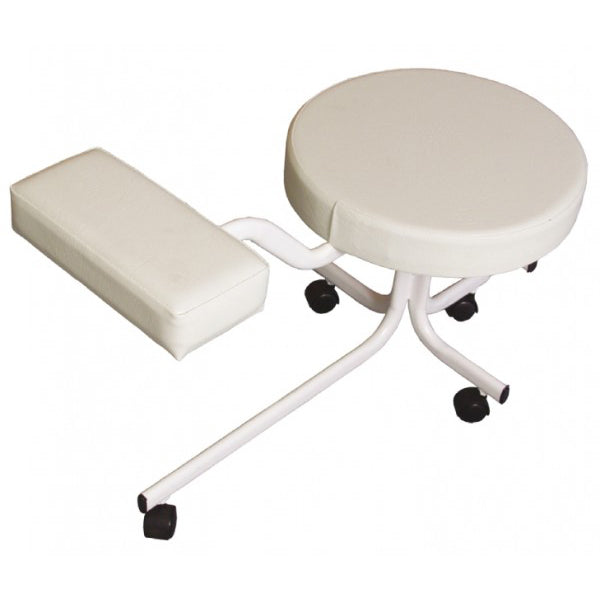 Pedicure Stool - White