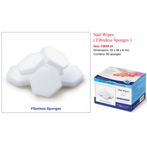 Nail Wipes - 80 Sponges