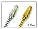 Carbide Bit - Course - Gold - J. Cone - 3/32"