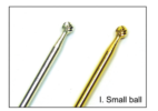 Carbide Bit - Course - Gold - Small Ball - 3/32"