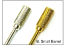 Carbide Bit - Medium - Gold - Small Barrel - 3/32"
