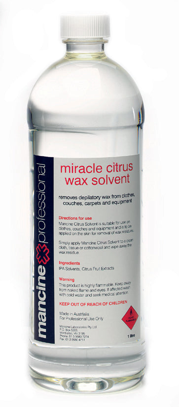 Mancine Miracle Citrus Wax Solvent 1ltr