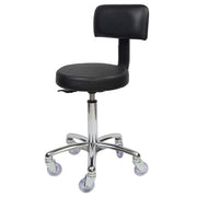 Sprint Stool Black - Chrome Base