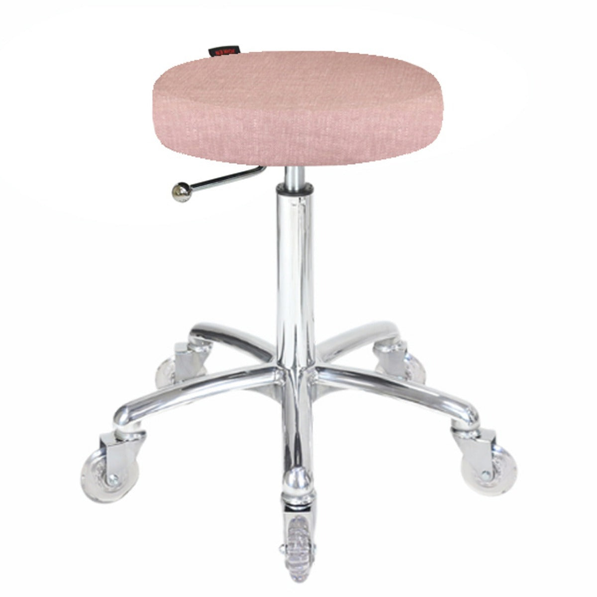 Turbo Stool Dusty Pink - Chrome Base