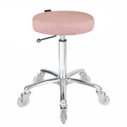 Turbo Stool Dusty Pink - Chrome Base