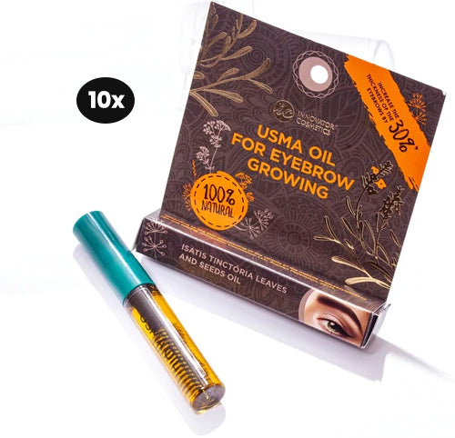 Bronsun Natural Usma Oil For Eyebrow Growing 4 ml 10 Pack