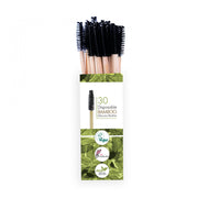 Vegan Disposable Bamboo Mascara Brushes 30 Pcs